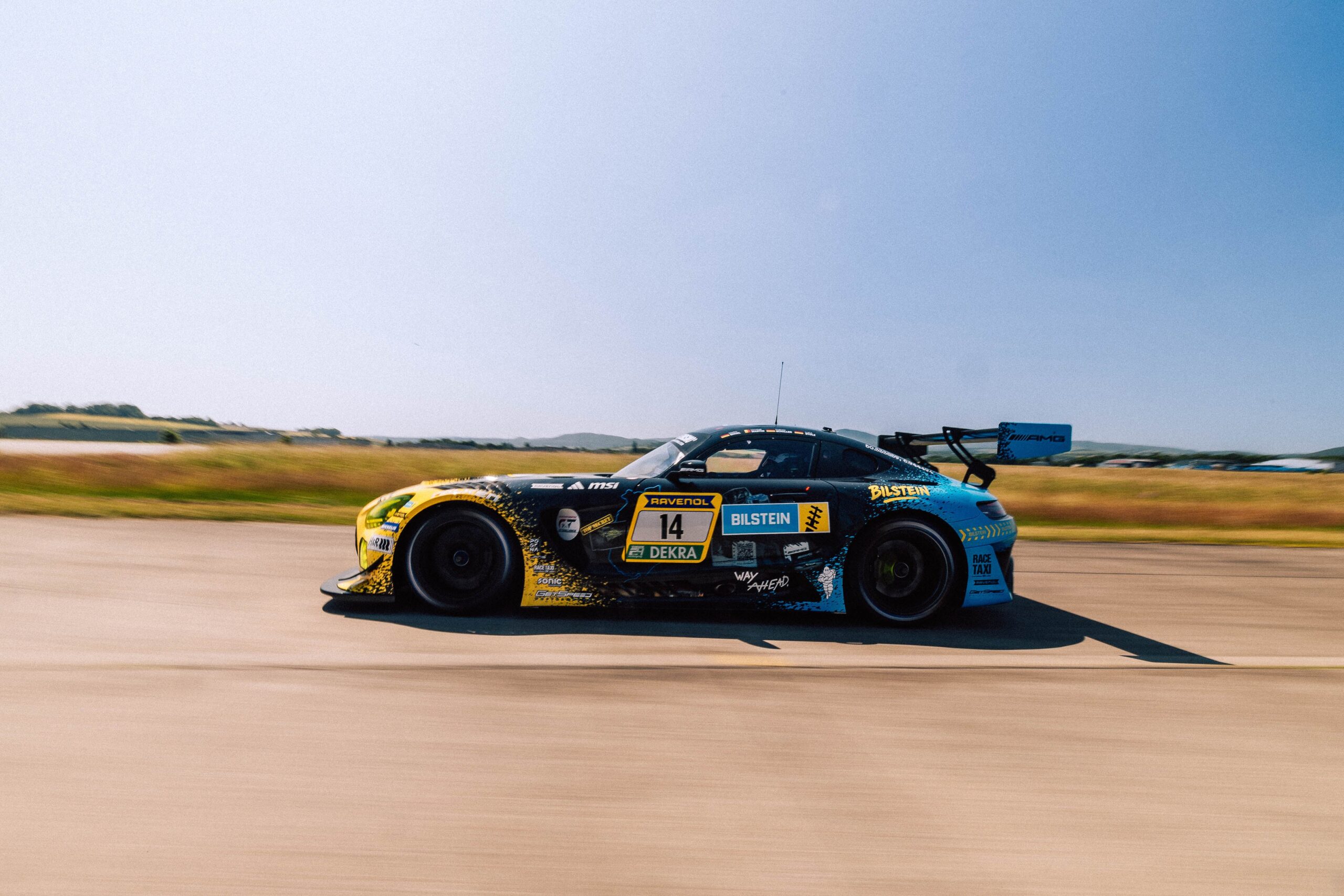 Photo of the BILSTEIN Mystery Car for the 24h race at the Nürburgring on the race track